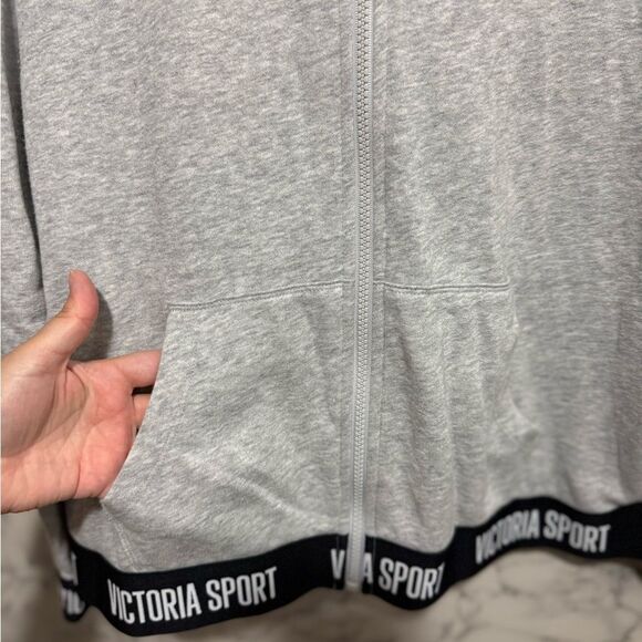 NEW Victoria Secret Sport Gray Utility Jacket for Women Size L - Picture 6 of 11